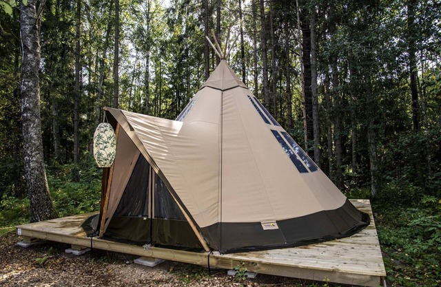 Innovative Nordic Tipi Rental for Glamping in Montana