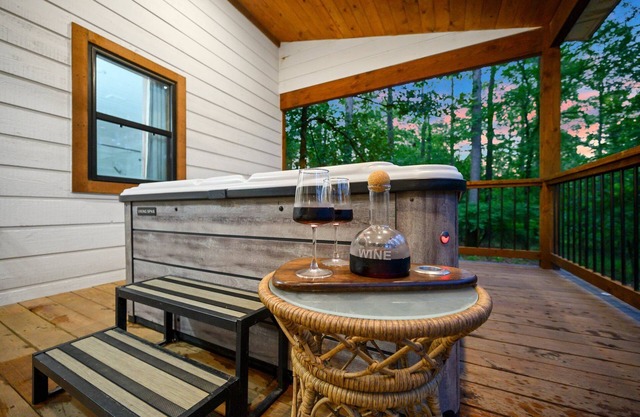 Intimate Encounter Shower For 2 Private Hot Tub!