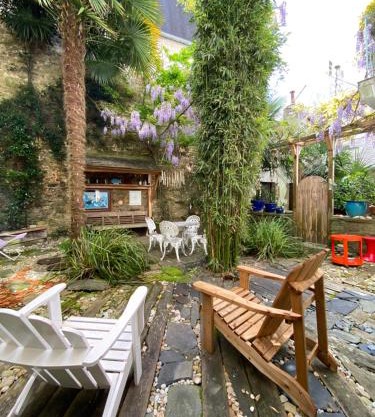Jardin paisible en centre-ville