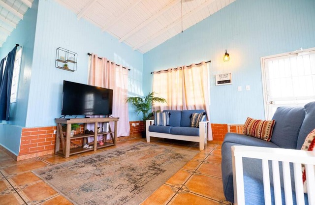 Jobos Beach Apt #1 near food truck and beach .
