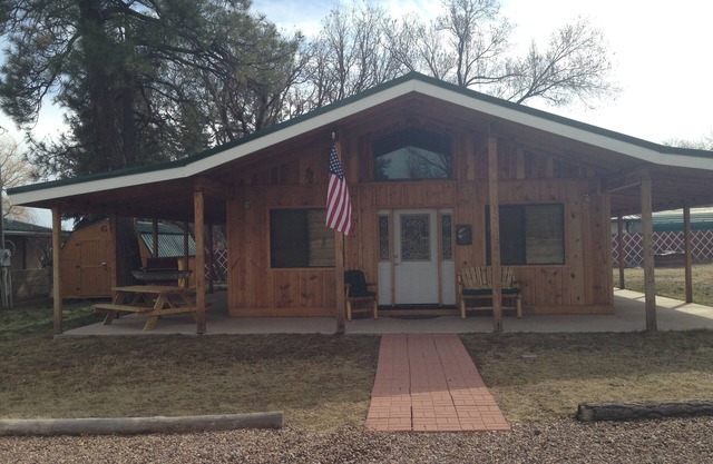 Just steps away from Rainbow Lake in this Dog Friendly Cabin
