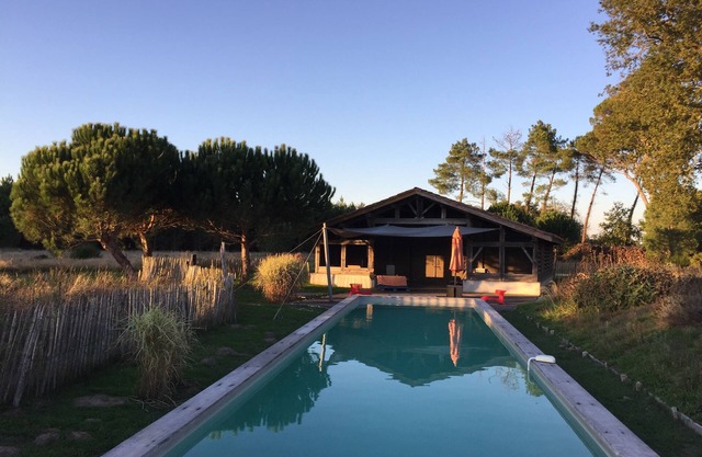 La Canopée des Landes: 25 beds, 4 houses, 2 swimming pools in the heart of the forest