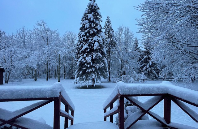 "La Matera" - Our log cabin in the Catskills