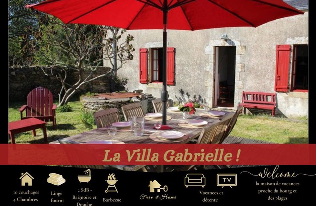 LA VILLA GABRIELLE - ENTRE BOURG ET PLAGE