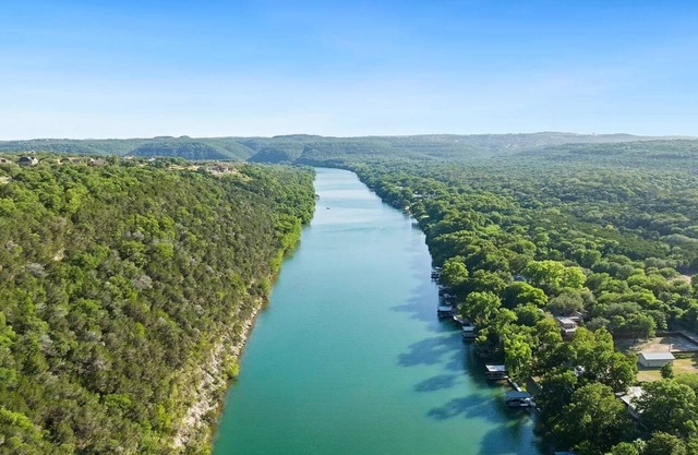 Lake Austin Modern Luxury 200 Feet of Private Lakefront with 2 Docks