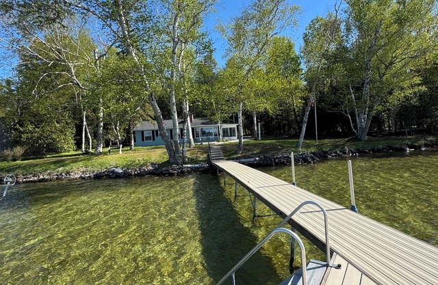 Lake front cottage on N. Lake Leelanau NEWLY available and near Leland, dunes