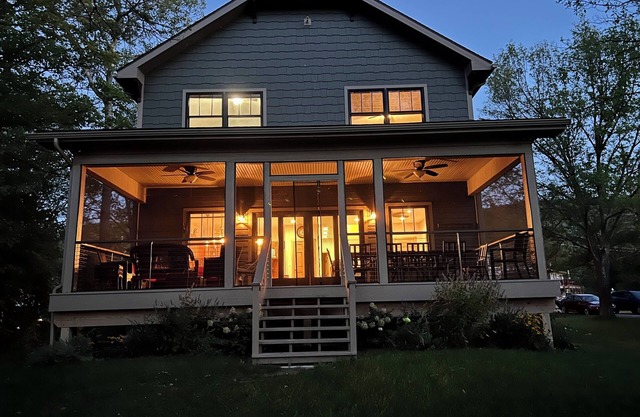 Lake George. Beautiful, spacious 5-bedroom lakefront home. Newly listed.