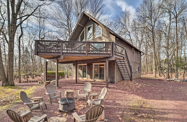Lake Harmony Access: Home w/Game Room + Fire Pit!