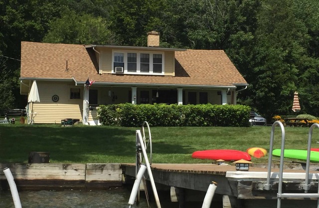 Lakefront Cottage with Private Dock & Deck - Great for Fishing and Water Sports!