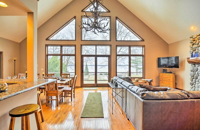 Lakefront Roscommon Home w/Game Room & Dock!