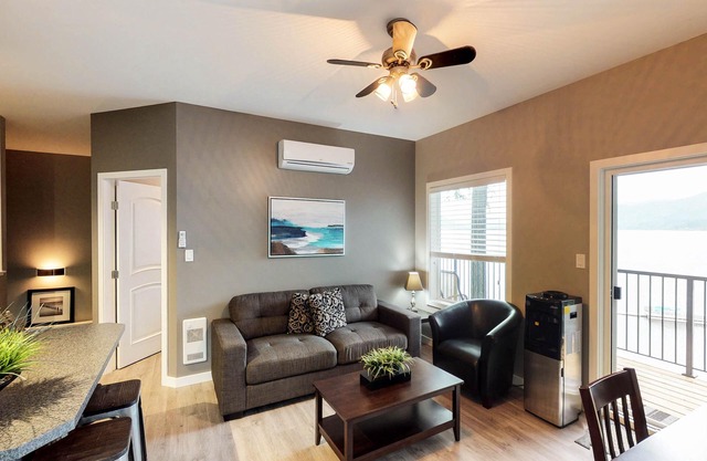 Lakeside Home with Peaceful Location, Lovely Views, Private Beach & Dock