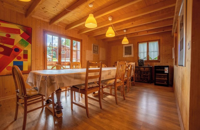 Large chalet located a few minutes walk from the Place de la Barboleuse, the train station, shops an