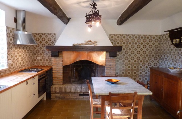 large house in the countryside 2 km from the sea