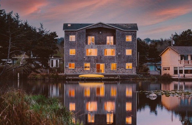 Large Lakefront Home only steps from D Beach! Bring grandma-we have an elevator!