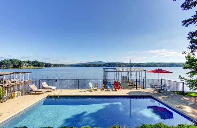 Large, Spacious Lakefront Home w/Pool & Mountain Views!