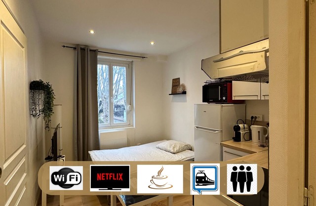 * Le 08 * Joli petit F2 tout équipé, Mulhouse centre