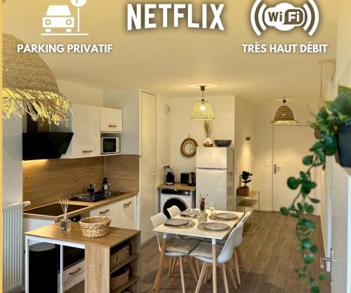 Le Cocon, proche centre-ville - Balcon - Parking