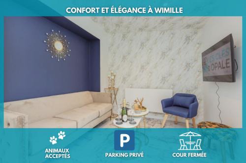 Le Cosy - Appartement avec Jardin Wimille proche Wimereux