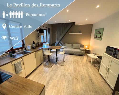 Le Pavillon des Remparts - Commerces à proximité - Centre-ville - Appartement Cosy