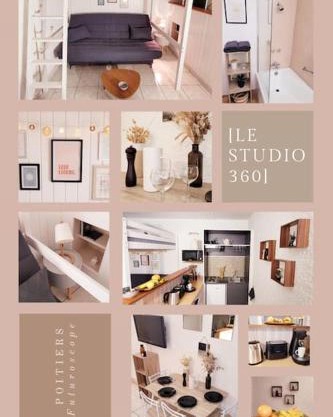 Le Studio 360 Proche Futuroscope & Arena 1/4 Pers