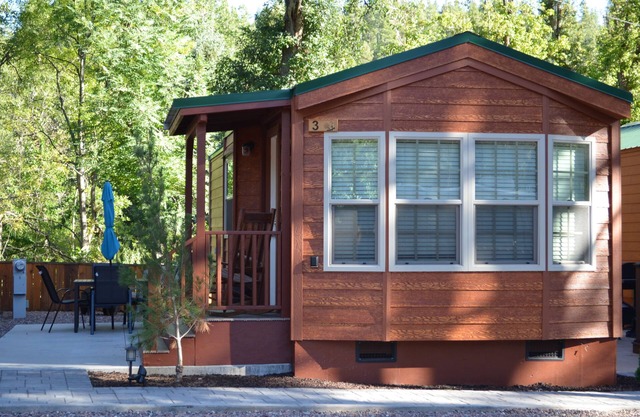Like new one bedroom, one bath cabin overlooking Christopher Creek