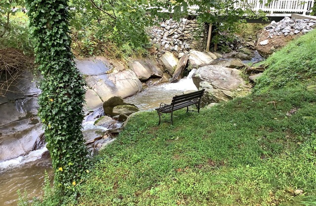 Listen to the rushing creek from the porch of Cascade Cottage!