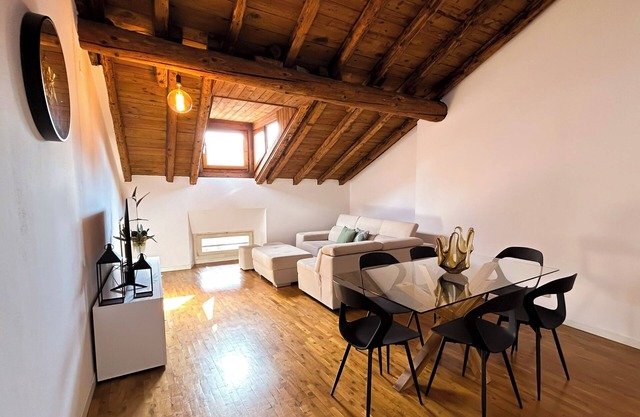 [Loft attic] on the Bergamo skyline