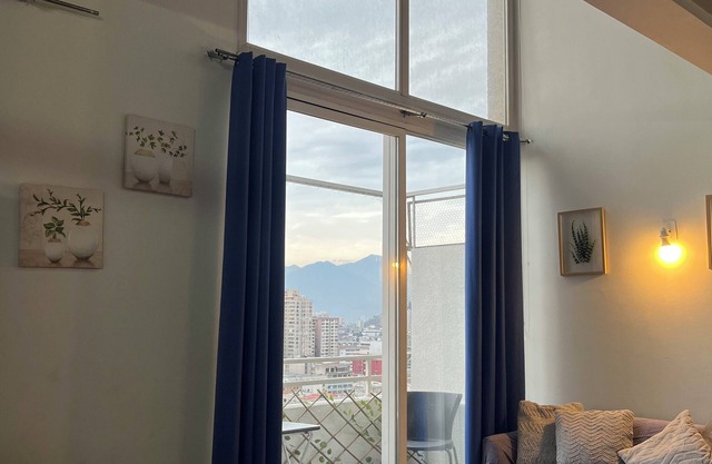 Loft with city view
