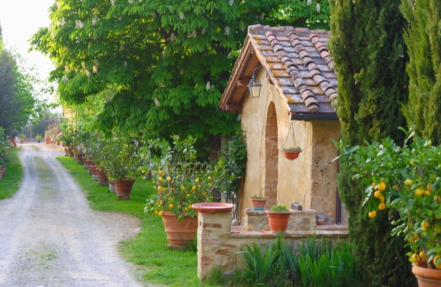 Lovely apartment in villa with pool, WIFI, TV, patio and panoramic view, close to San Gimignano