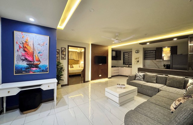 Lux Haven 2-Bedroom Apartment - Prime Location & Modern Comfort Near Gulberg