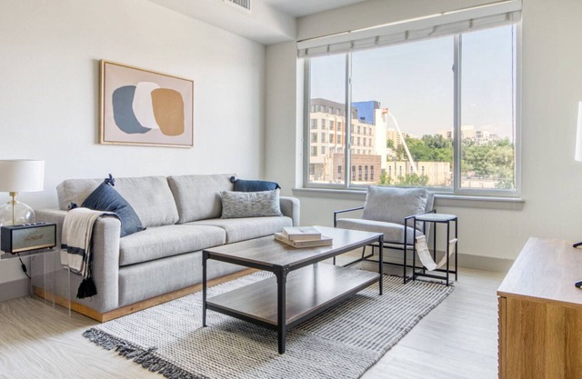 Luxe Capitol Hill 1BR w/ Gym, W/D, near Governor's Park, by Blueground