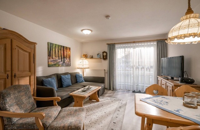 Luxurious 2 room apartment with south balcony sauna swimming pool