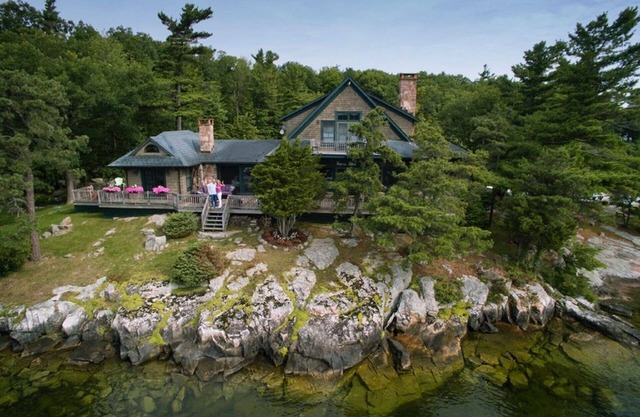 Luxurious Island House with Protected Deep Water Docks with Unparalleled Views
