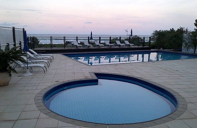 Luxurious Sea Front Duplex with Resort structure in gated community.