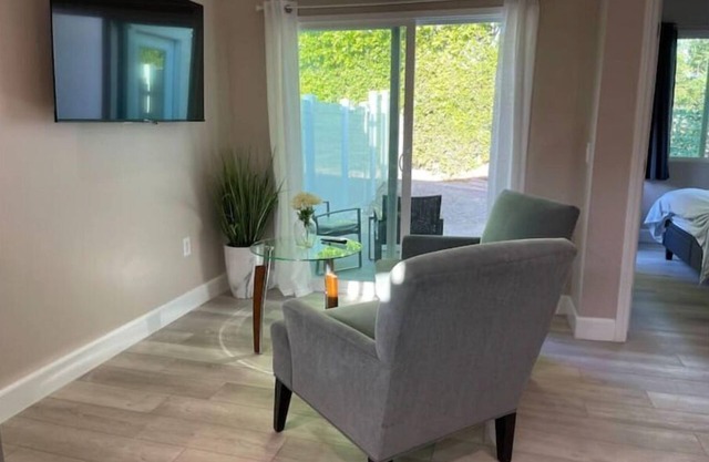 Luxury 1 bedroom suit with patio and Laundry unit