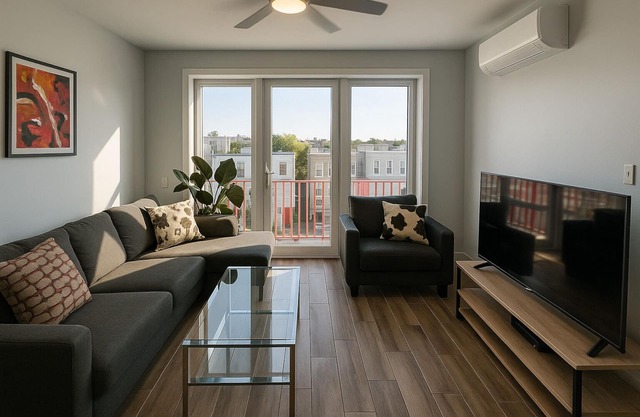 Luxury 2-Story Penthouse in Brooklyn with Balcony and Private Deck
