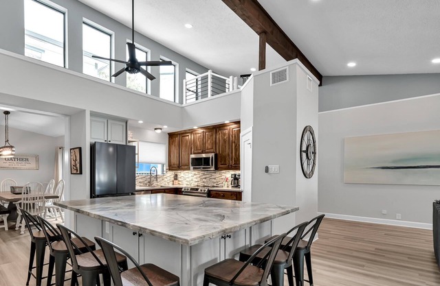 Luxury 6BR Lakefront Home with Pool, Private Dock, Game Room, Putting Green & Outdoor Oasis!