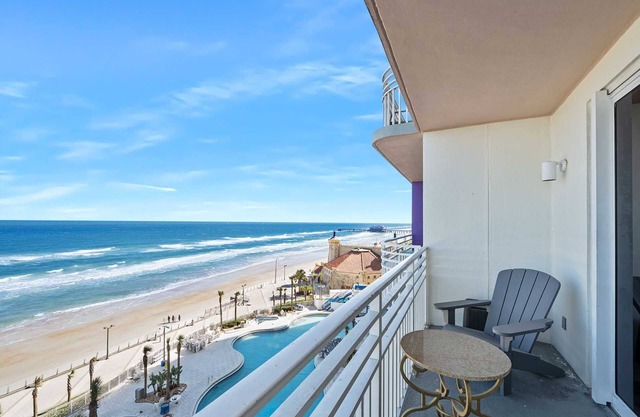 Luxury 8th Floor 2 BR Condo Direct Oceanfront Wyndham Ocean Walk Resort Daytona Beach | 801
