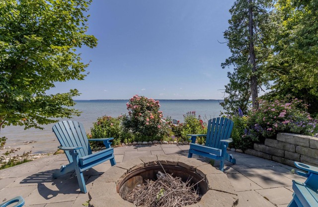 Luxury Lakefront Retreat with Private Beach & Hot Tub