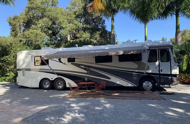 Luxury motorhome from the Monoco dynasty