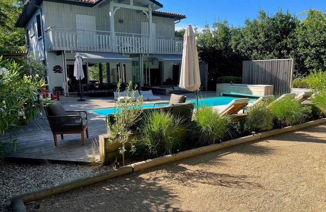 Luxury villa Cap Ferret 5 bedrooms 5 bathrooms + swimming pool + pétanque