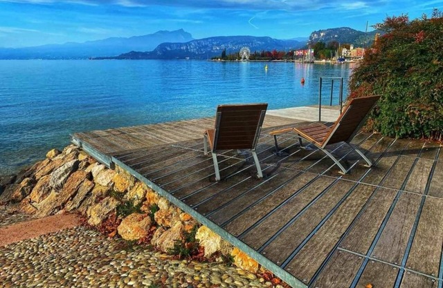 Luxury villa with veranda and garden