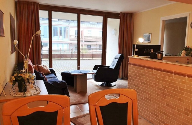 Mecklenburg WE 8: central 2-room apartment close to the beach with large sun terrace