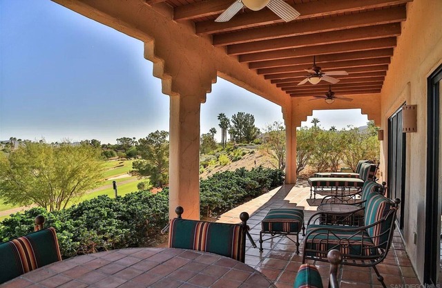 Mesquite style villa on golf course with amazing desert and mountain views