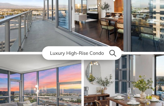Mid-Century Modern High-Rise Condo Skyline Views