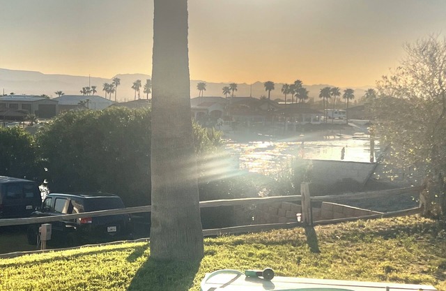 Mini home on the river with a loft and private patio