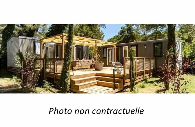 Mobil-home Tribu 71m² (5 bedrooms 3 bathrooms) + terrace 11 persons