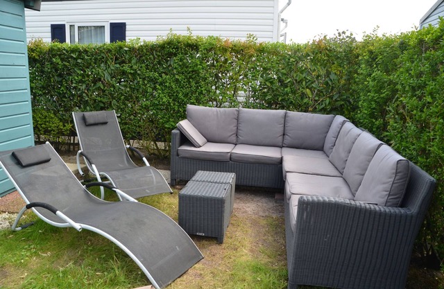 Mobile home/chalet in Renesse/Zeeland 5* camping incl. swimming pool/near the beach
