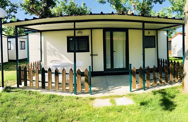 Mobilehome on camping ground