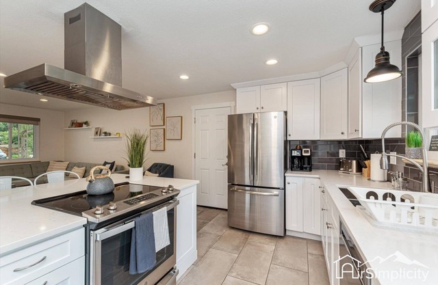 Mod-Chic Retreat Lux Kitchen Game Rm Patio